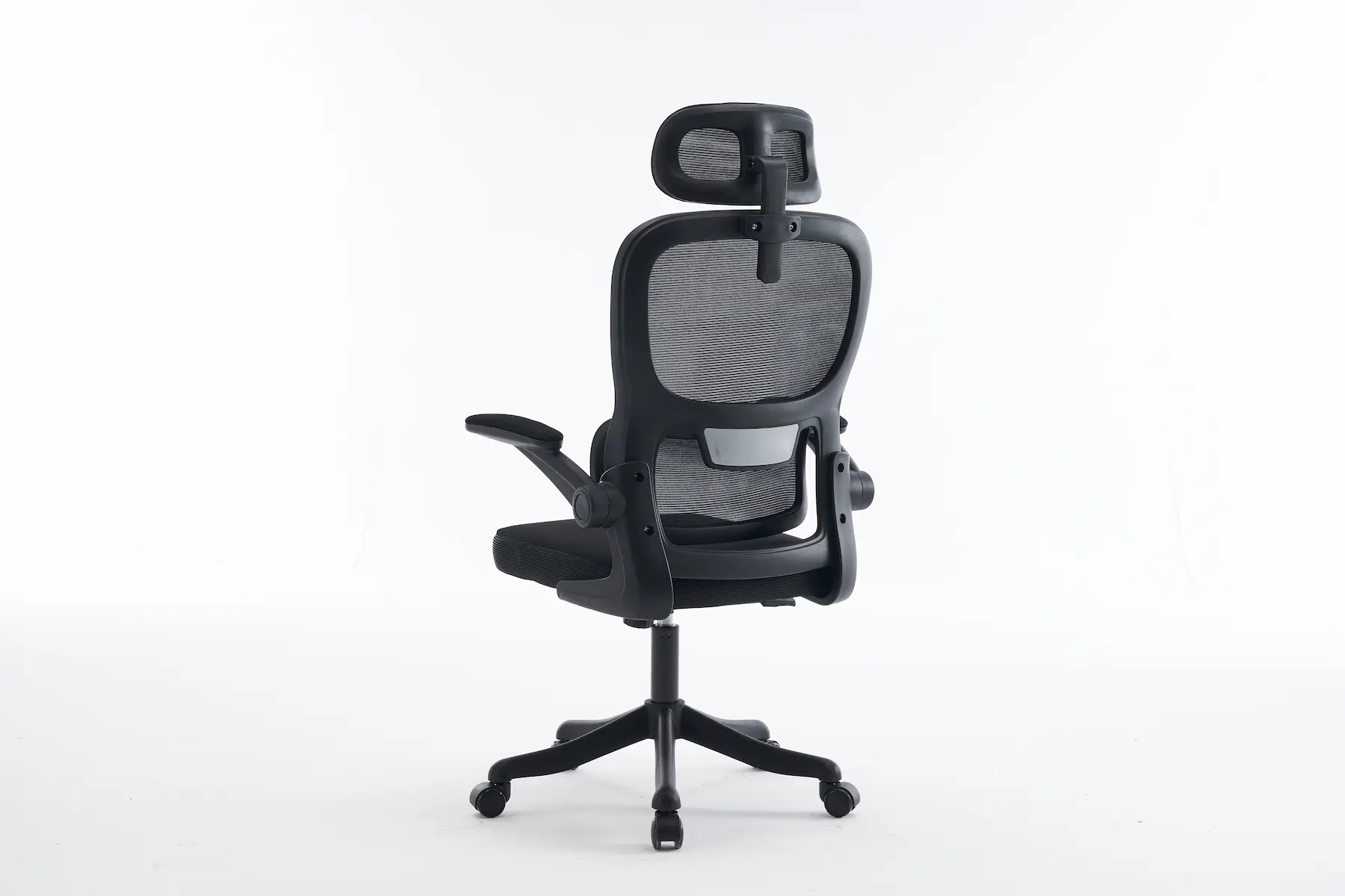 Juodos spalvos ofiso kėdė SMARAGD – 66x65xH125 cm-5