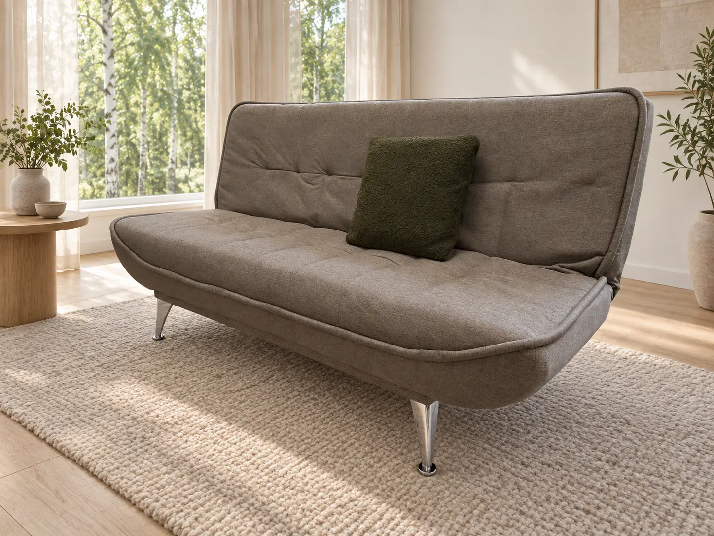 Sofa-lova NEO – 190x70xH80 cm – rusvos spalvos audinys-9