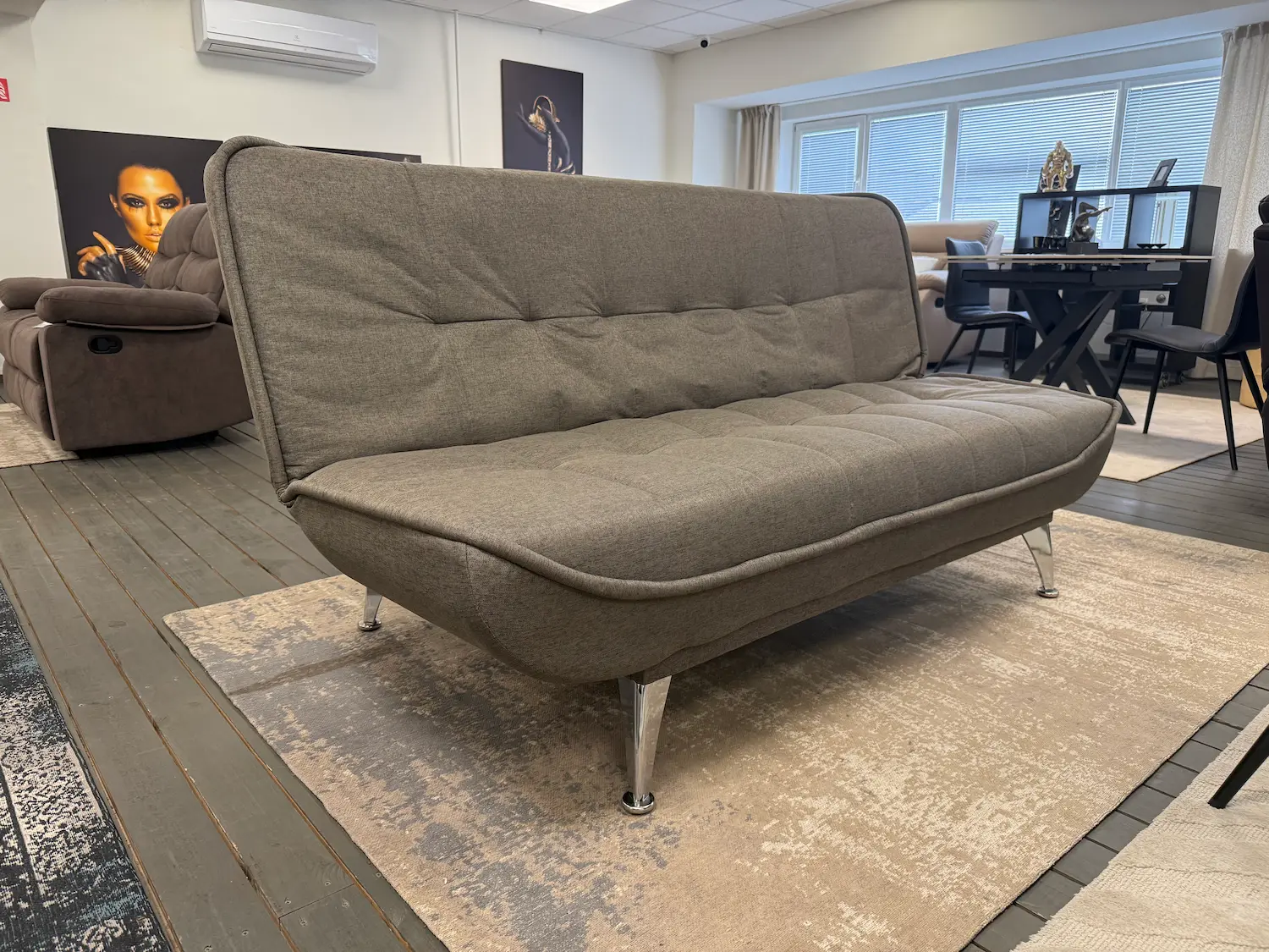 Sofa-lova NEO – 190x70xH80 cm – samanų spalvos audinys-5
