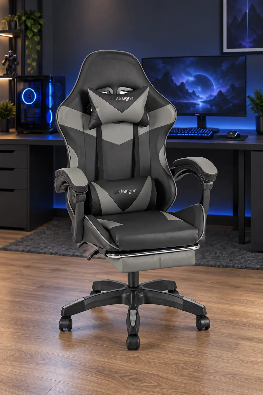Žaidimų kėdė GAMER – 63x62xH111-121 cm-25