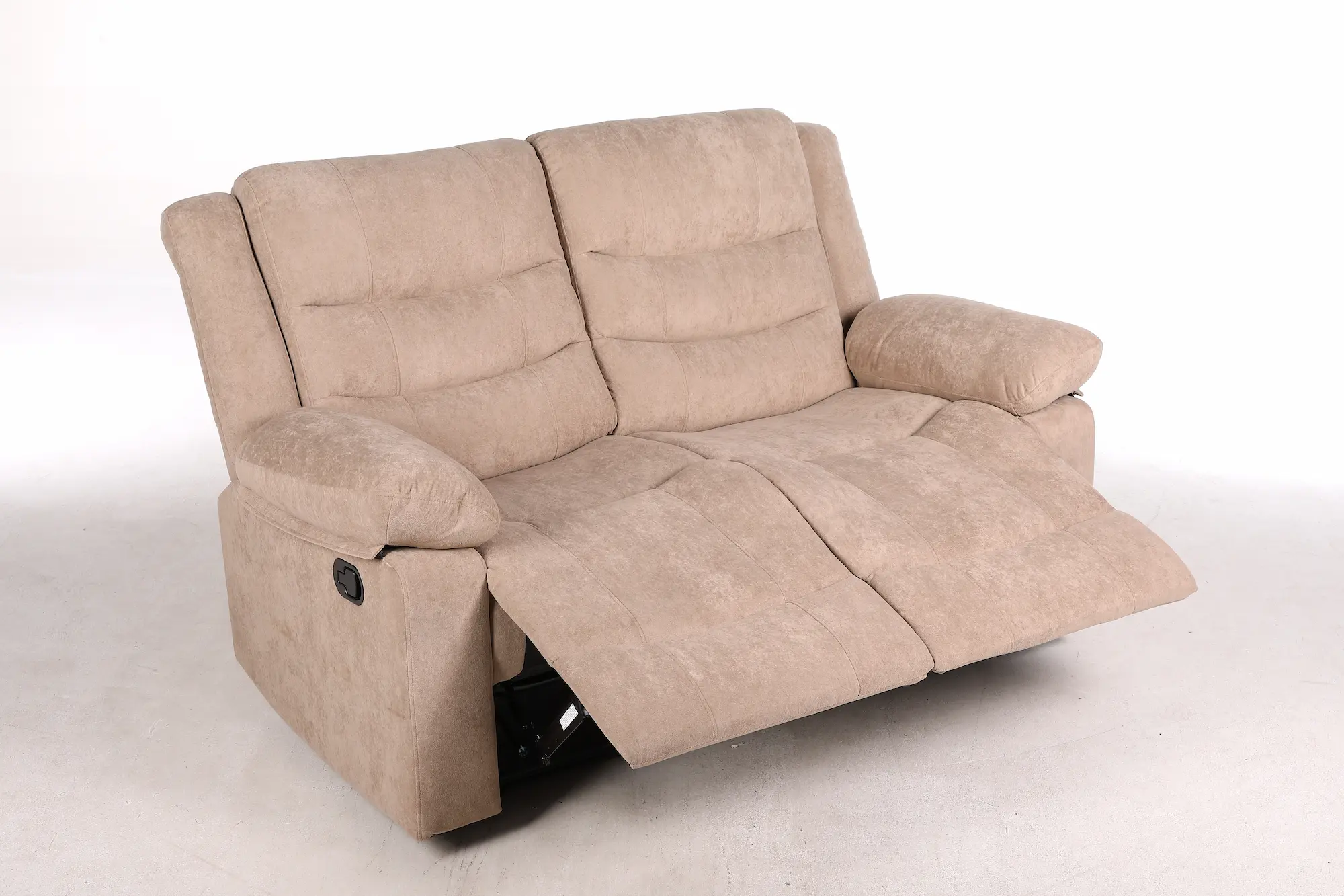 Dvivietė sofa su reglaineriais RAMZI – šviesiai ruda spalva – 152x97xH102 cm-9