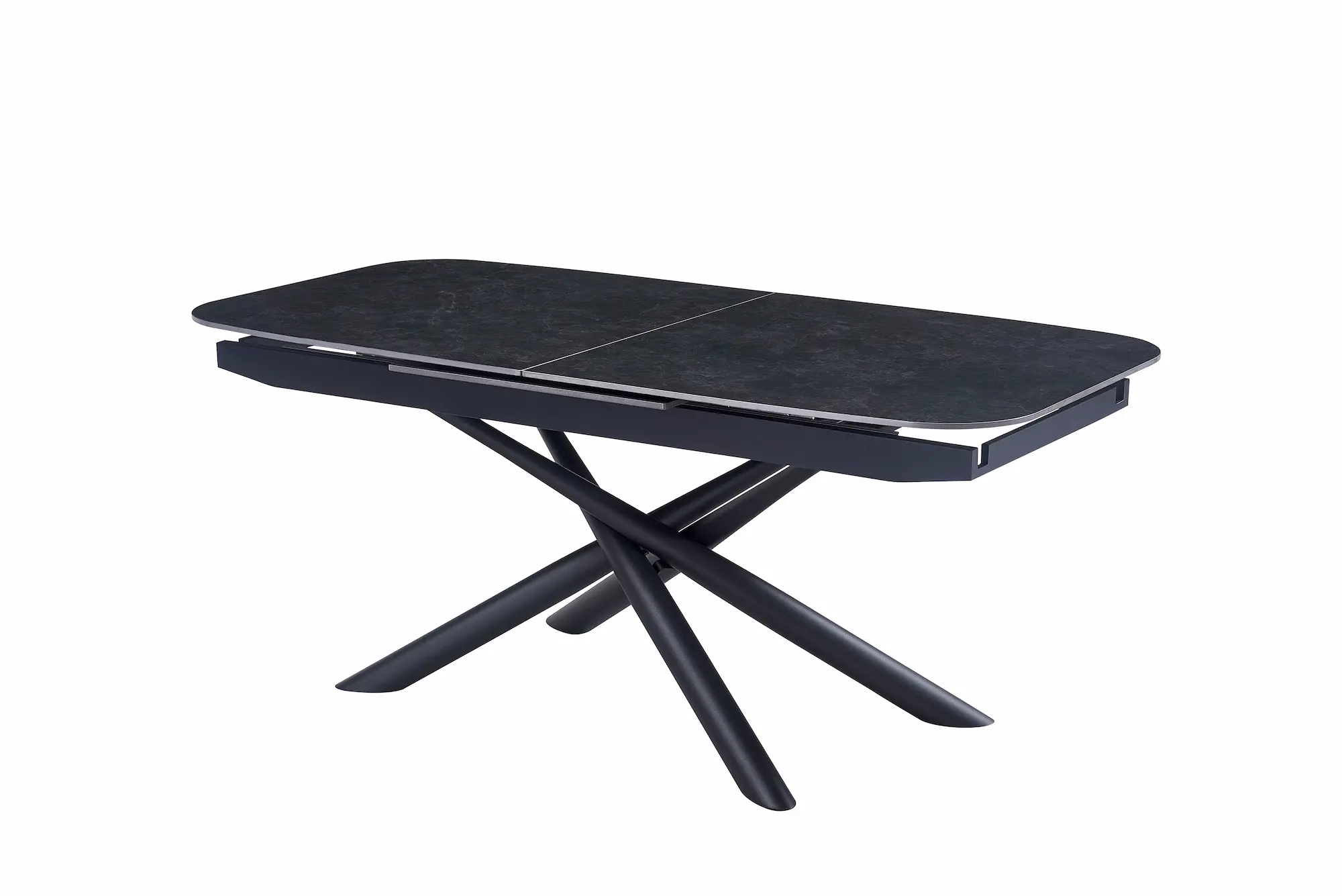 Išskleidžiamas valgomojo stalas MESSA-Dark Grey – 180 (240)x90xH75 cm-11