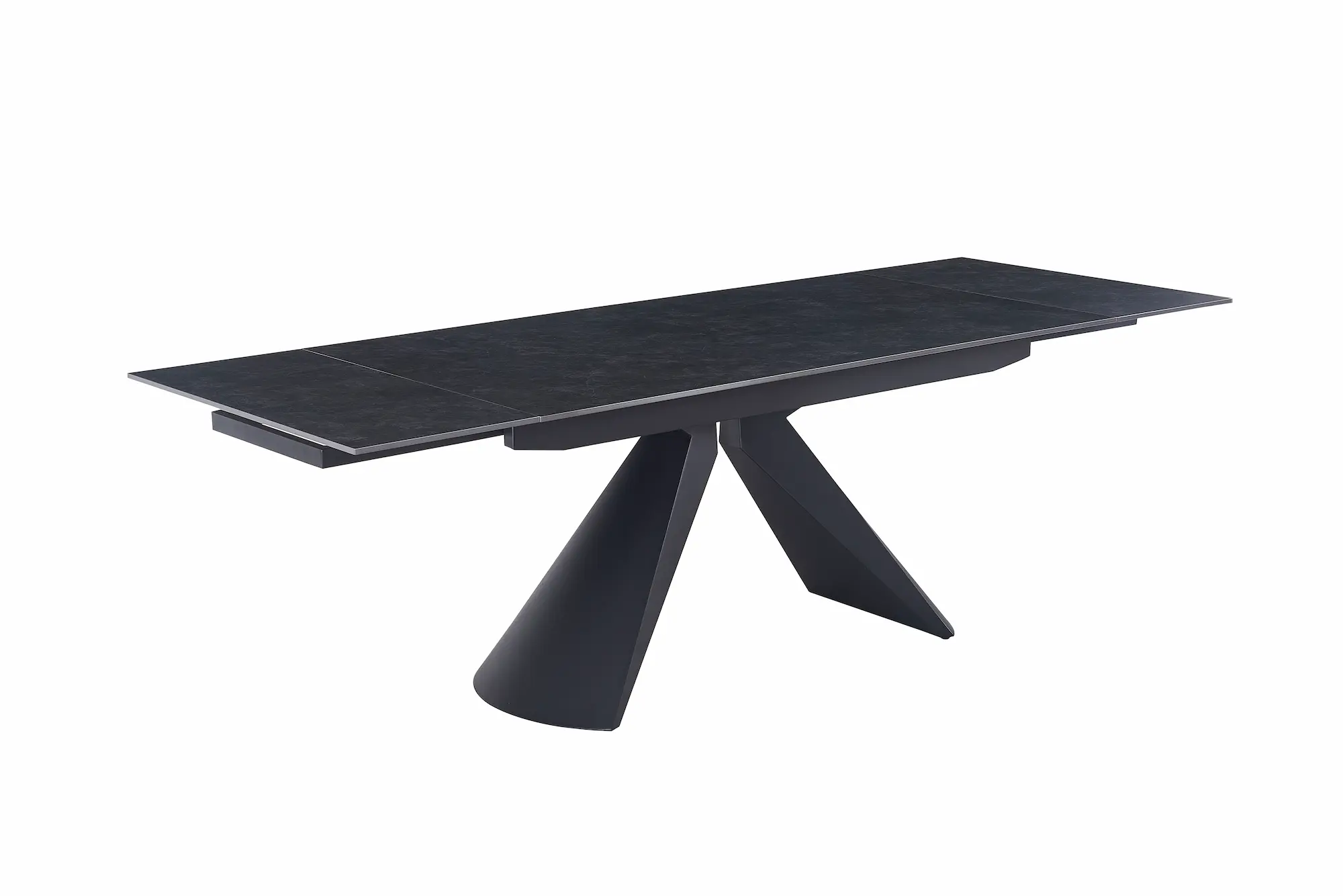Išskleidžiamas valgomojo stalas MILANO-Dark Grey – 160 (200-240)x90xH75 cm-10