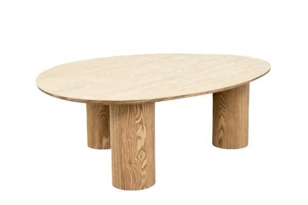 Keraminis staliukas ORGANIKO-trawertine – 110x80xH35 cm
