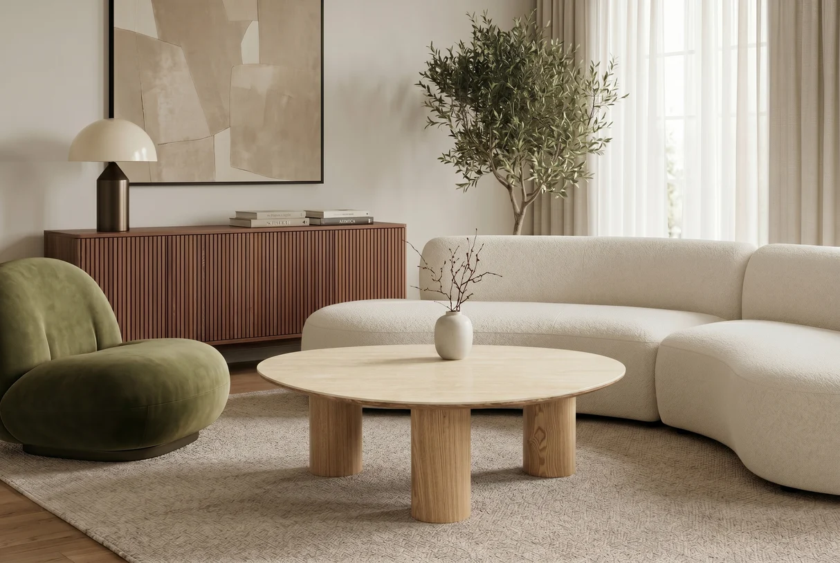 Keraminis staliukas ORGANIKO-trawertine – 110x80xH35 cm-2
