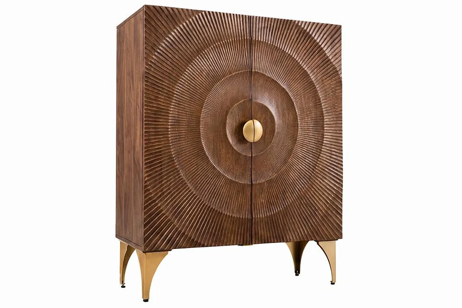 Komoda GOLDEN SUNSET-BROWN 100x38x120 cm-1