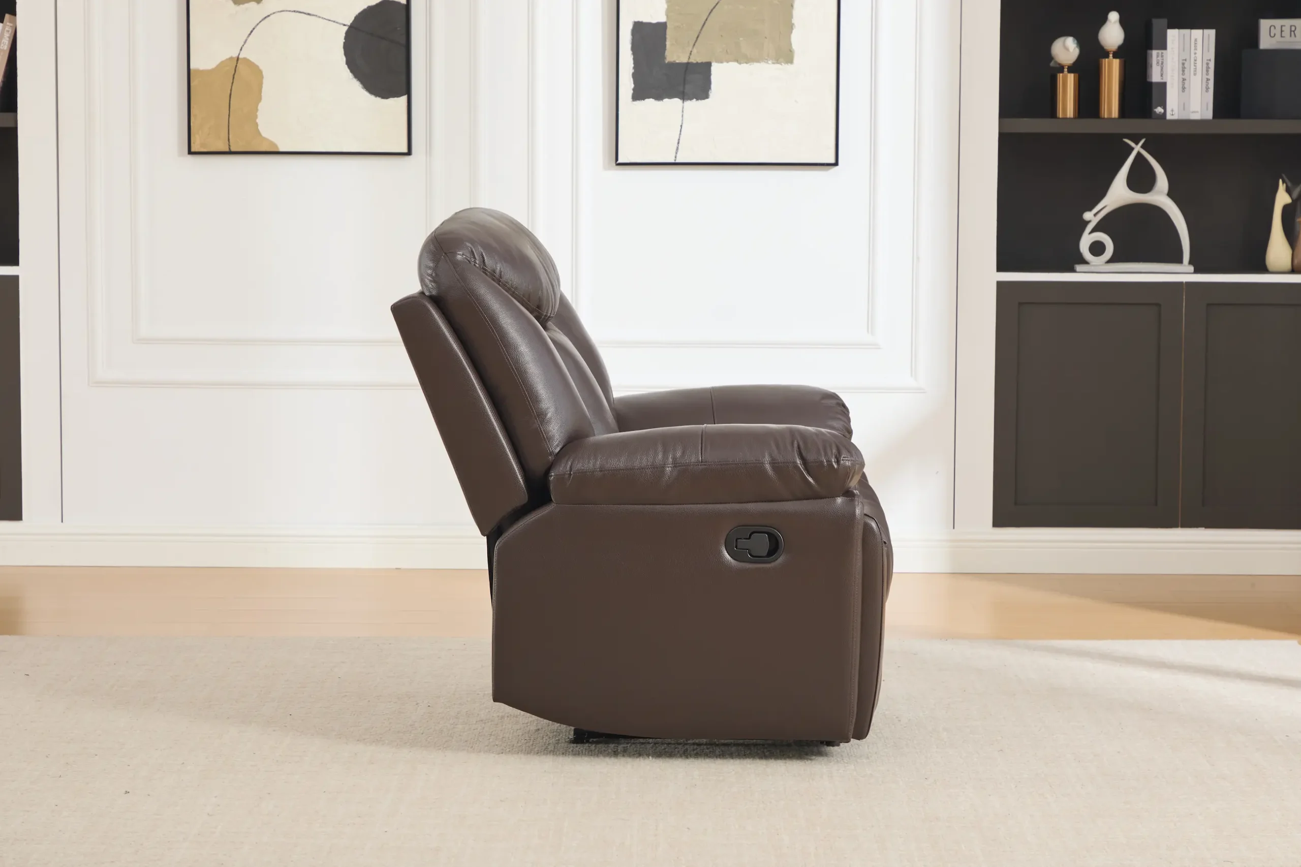 Odinis fotelis su reglaineriu YORK-BROWN – 107x96xH106 cm-8