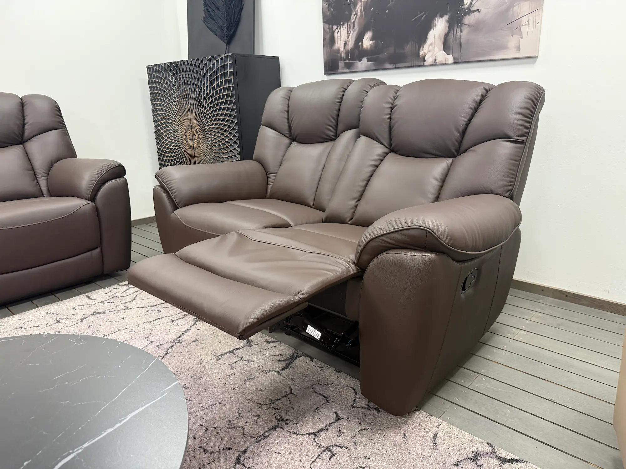 Odinis komplektas 3RR-2RR-1R su reglaineriais COMFORT – rudos spalvos oda-8