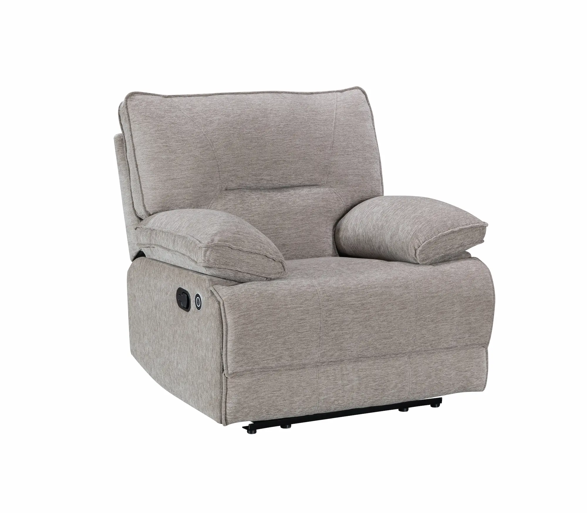 Fotelis su reglainerio mechanizmu NEVADA – 115x97xH110 cm – pilkšva spalva-1