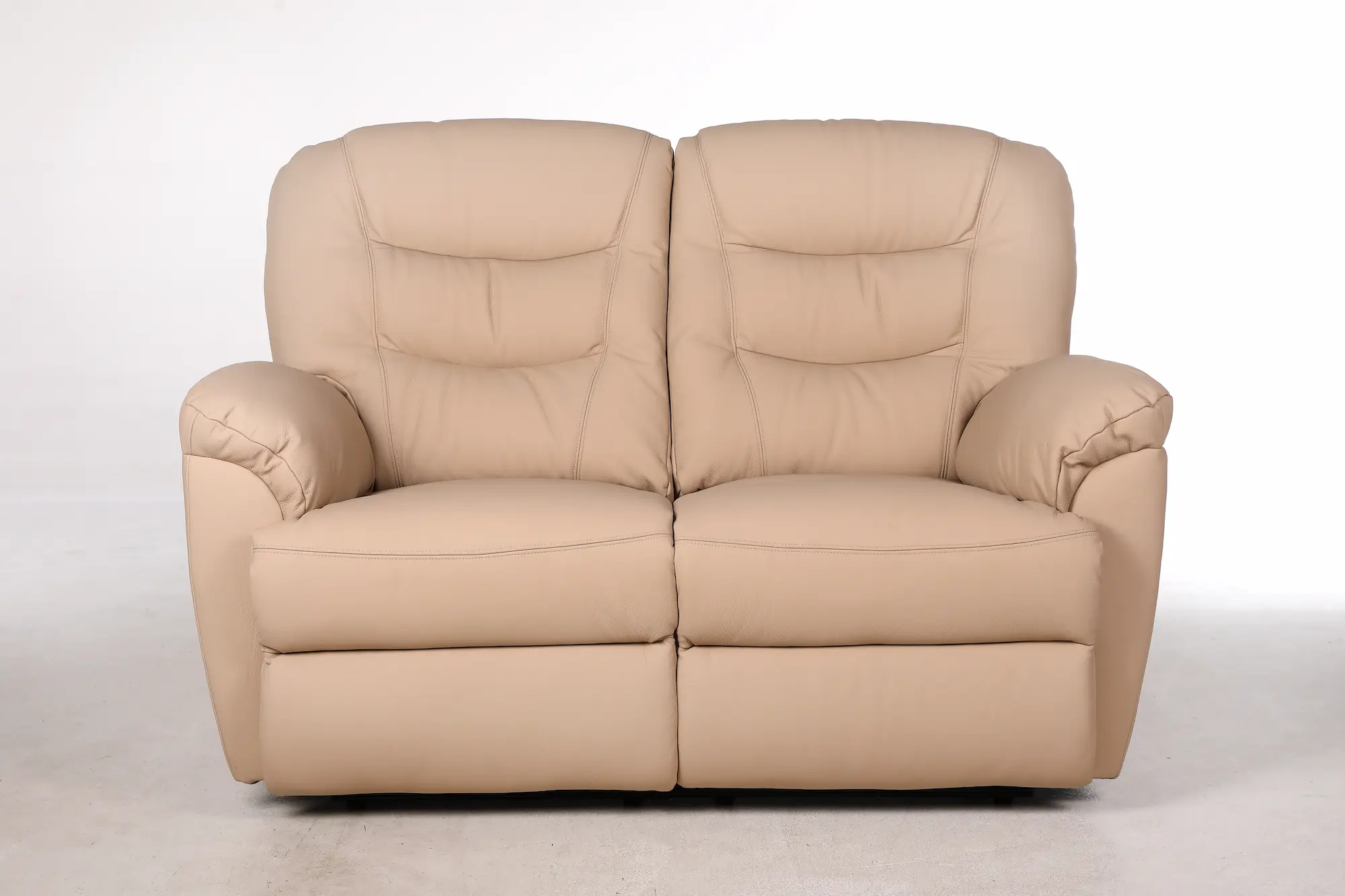 Odinė dvivietė sofa su dviem reglaineriais WINDSOR-148x98xH102 cm – cappucchino spalva-1