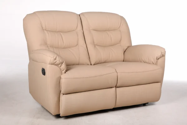 Odinė dvivietė sofa su dviem reglaineriais WINDSOR-148x98xH102 cm – cappucchino spalva