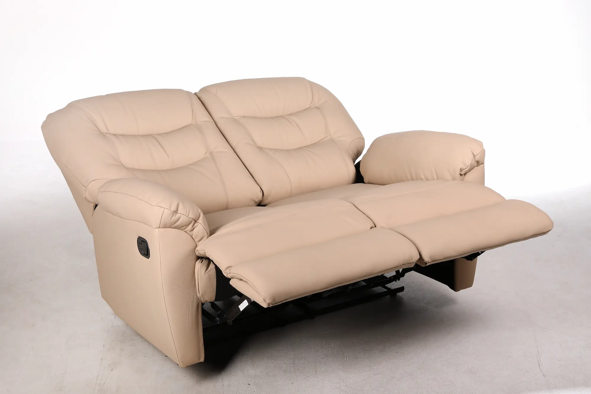 Odinė dvivietė sofa su dviem reglaineriais WINDSOR-148x98xH102 cm – cappucchino spalva-9