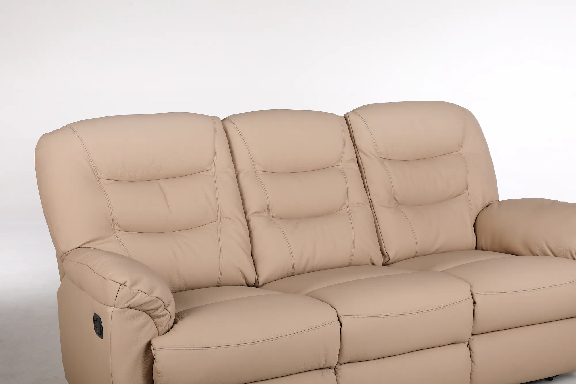Odinė trivietė sofa su dviem reglaineriais WINDSOR-205x98xH102 cm – cappucchino spalva-6