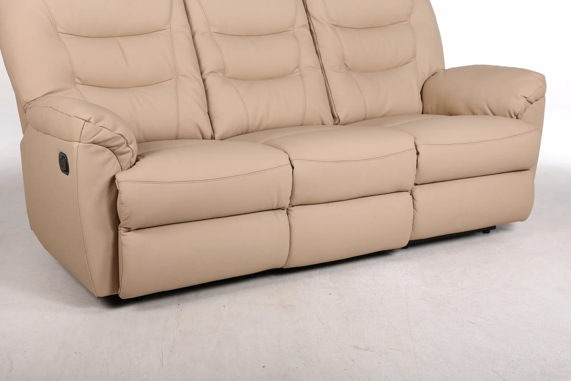 Odinė trivietė sofa su dviem reglaineriais WINDSOR-205x98xH102 cm – cappucchino spalva-9