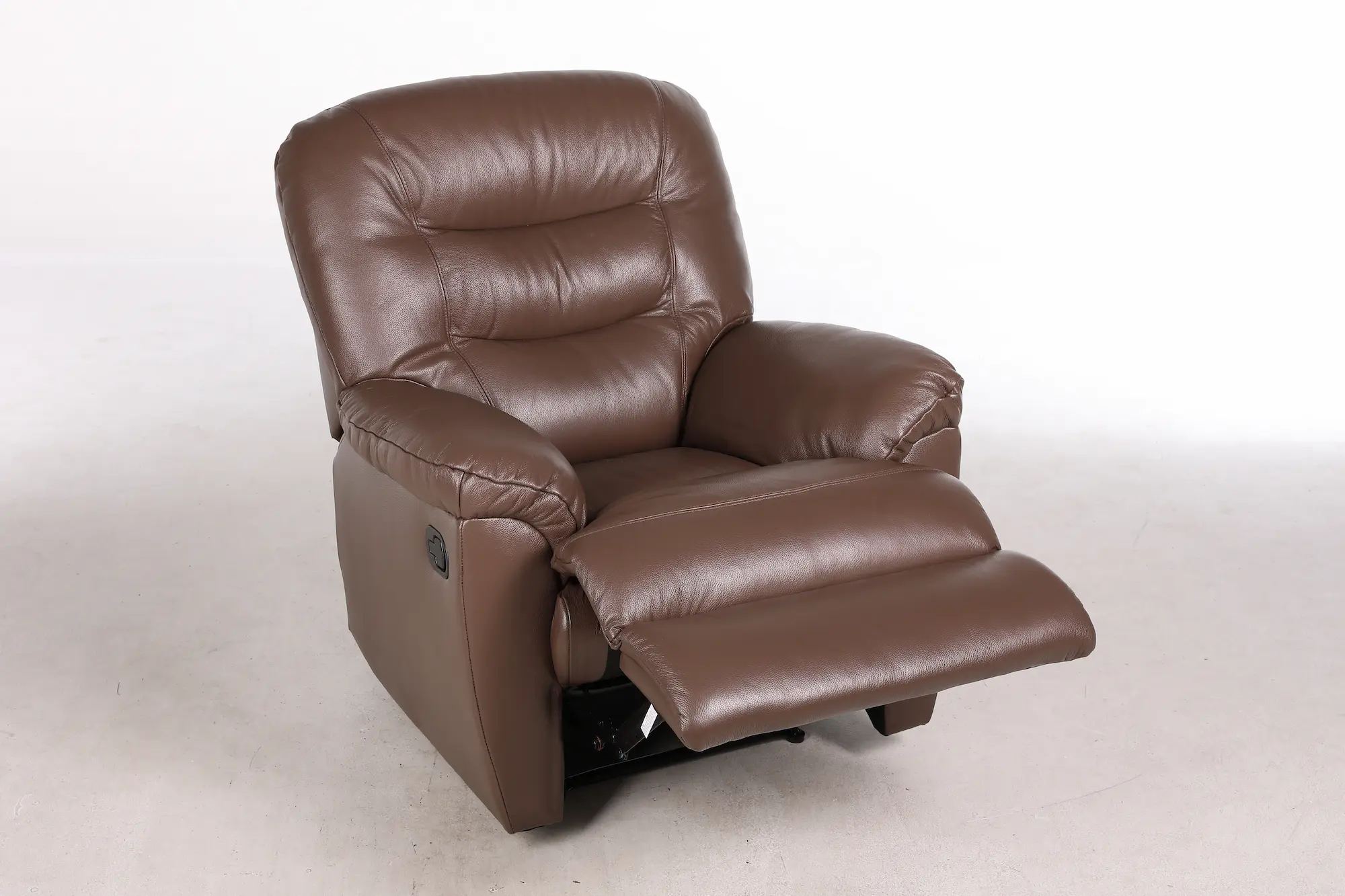 Odinis fotelis su reglaineriu WINDSOR-93x98xH102 cm-ruda spalva-13