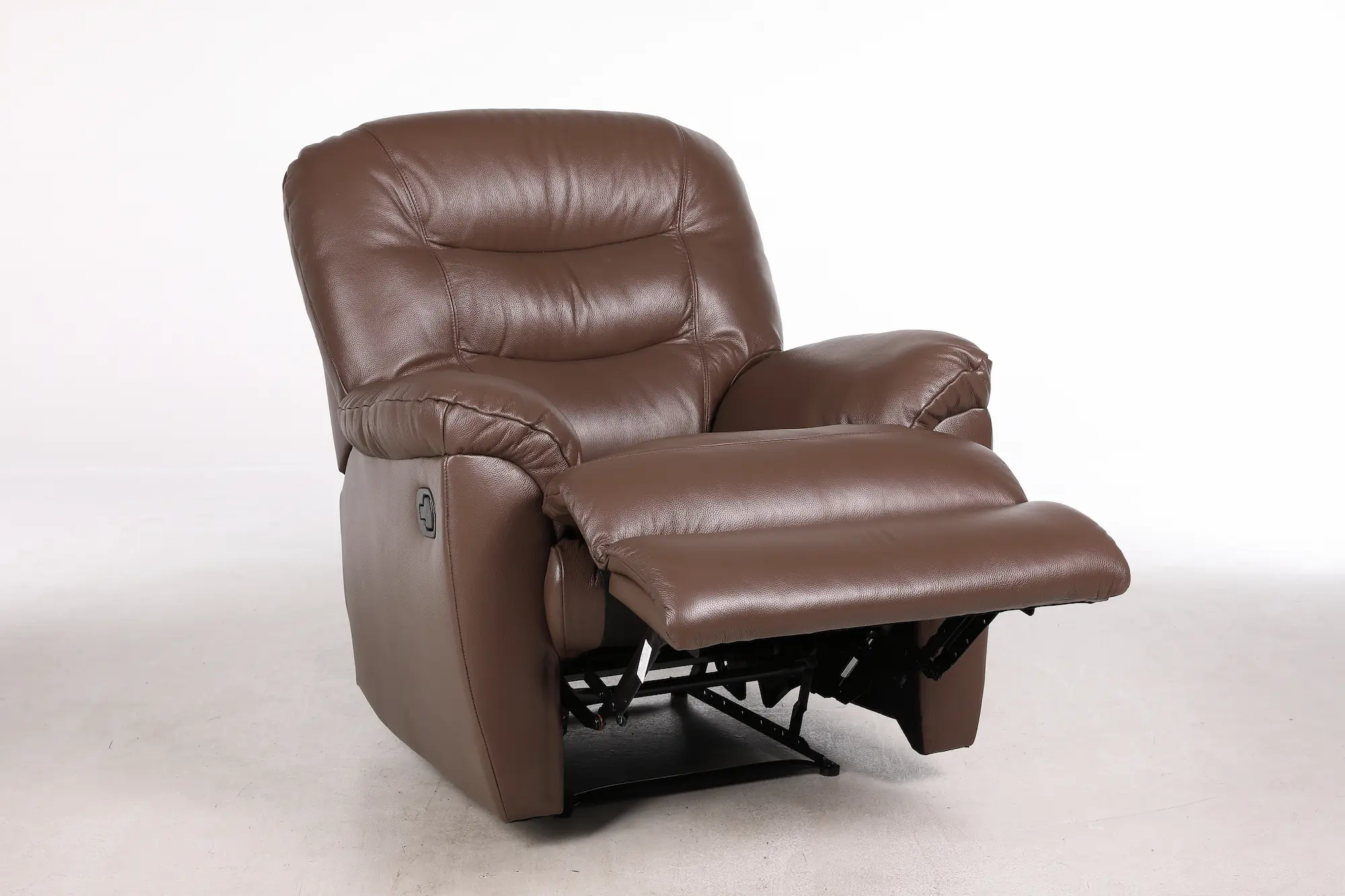 Odinis fotelis su reglaineriu WINDSOR-93x98xH102 cm-ruda spalva-14