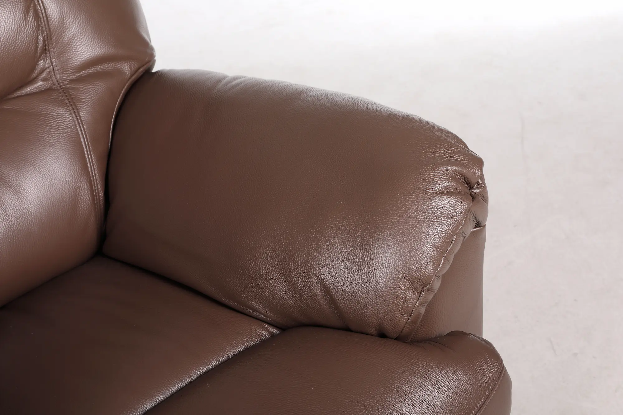 Odinis fotelis su reglaineriu WINDSOR-93x98xH102 cm-ruda spalva-5