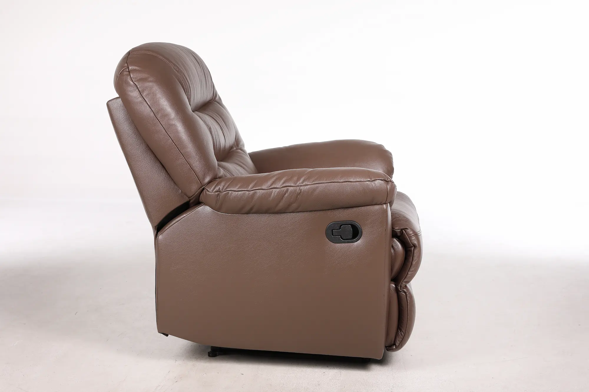 Odinis fotelis su reglaineriu WINDSOR-93x98xH102 cm-ruda spalva-7