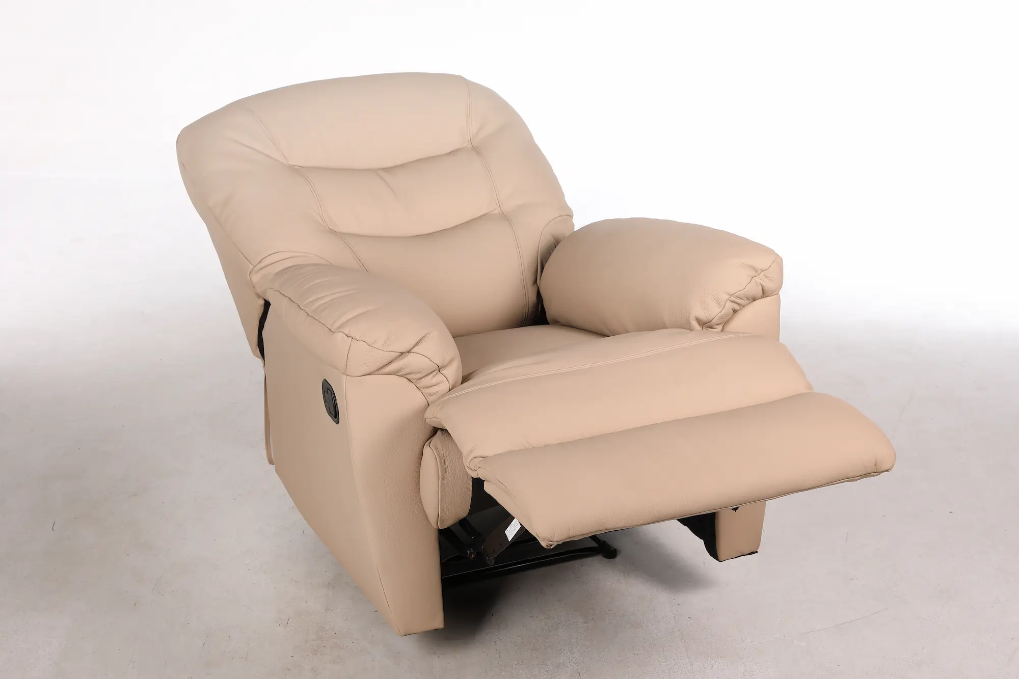 Odinis fotelis su reglaineriu WINDSOR-93x98xH102 cm – cappucchino spalva-14