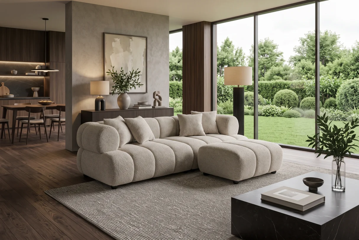 Sofa ADLO - 255x105xH75 cm - pilkšva spalva-2