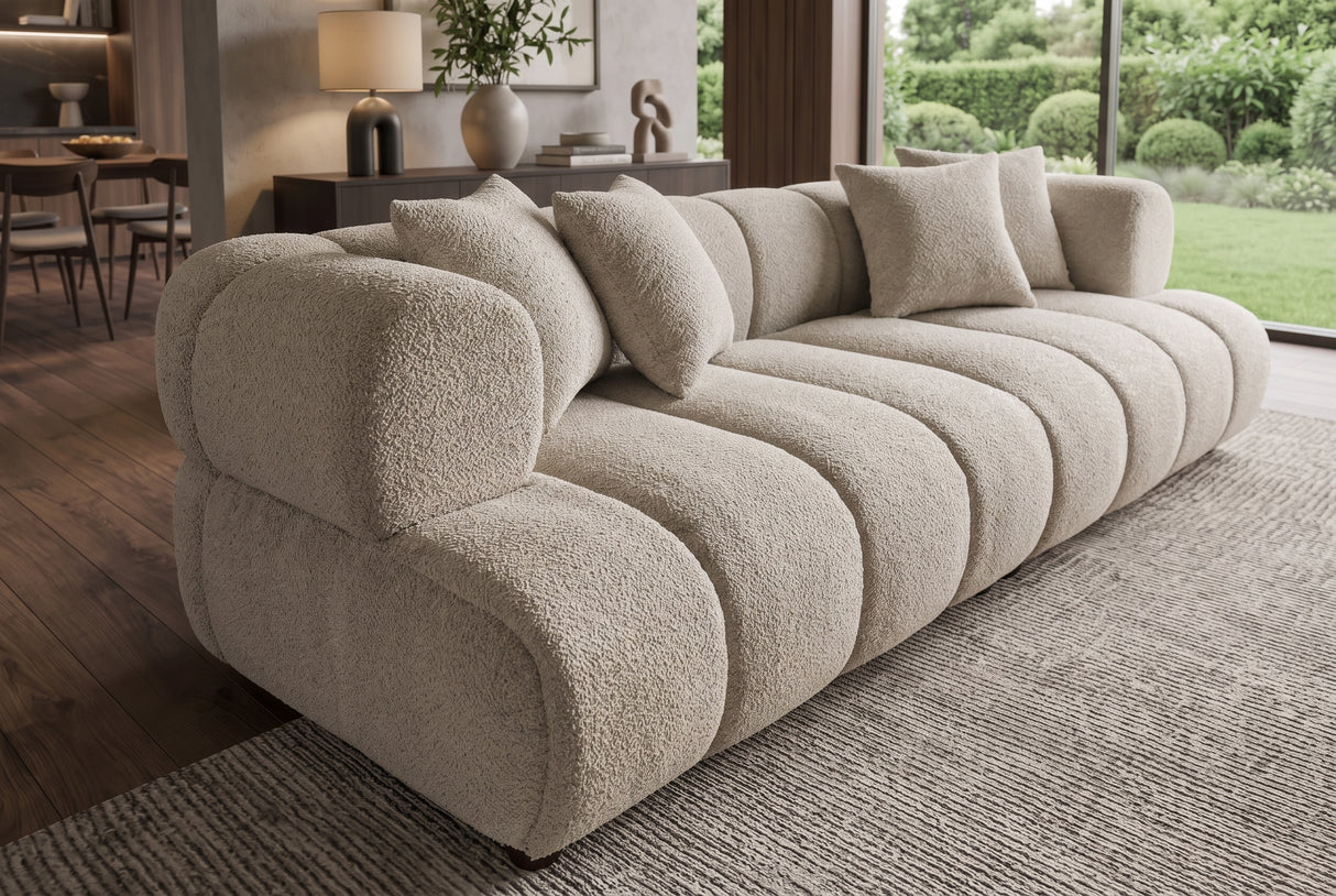 Sofa ADLO - 255x105xH75 cm - pilkšva spalva-4
