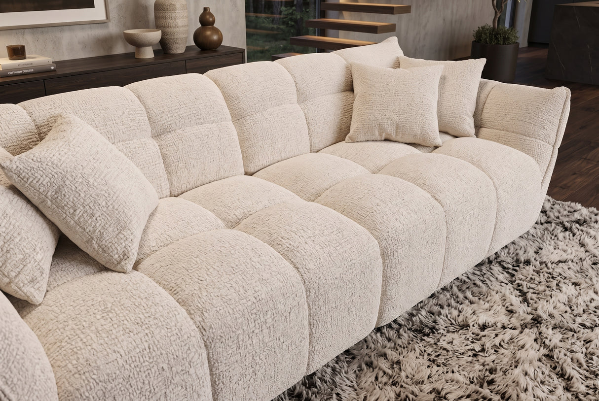 Sofa CLOUDY – 260x102xH81 cm – beige spalva-4
