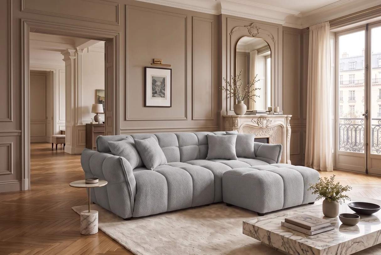 Sofa CLOUDY – 260x102xH81 cm – pilka spalva-3