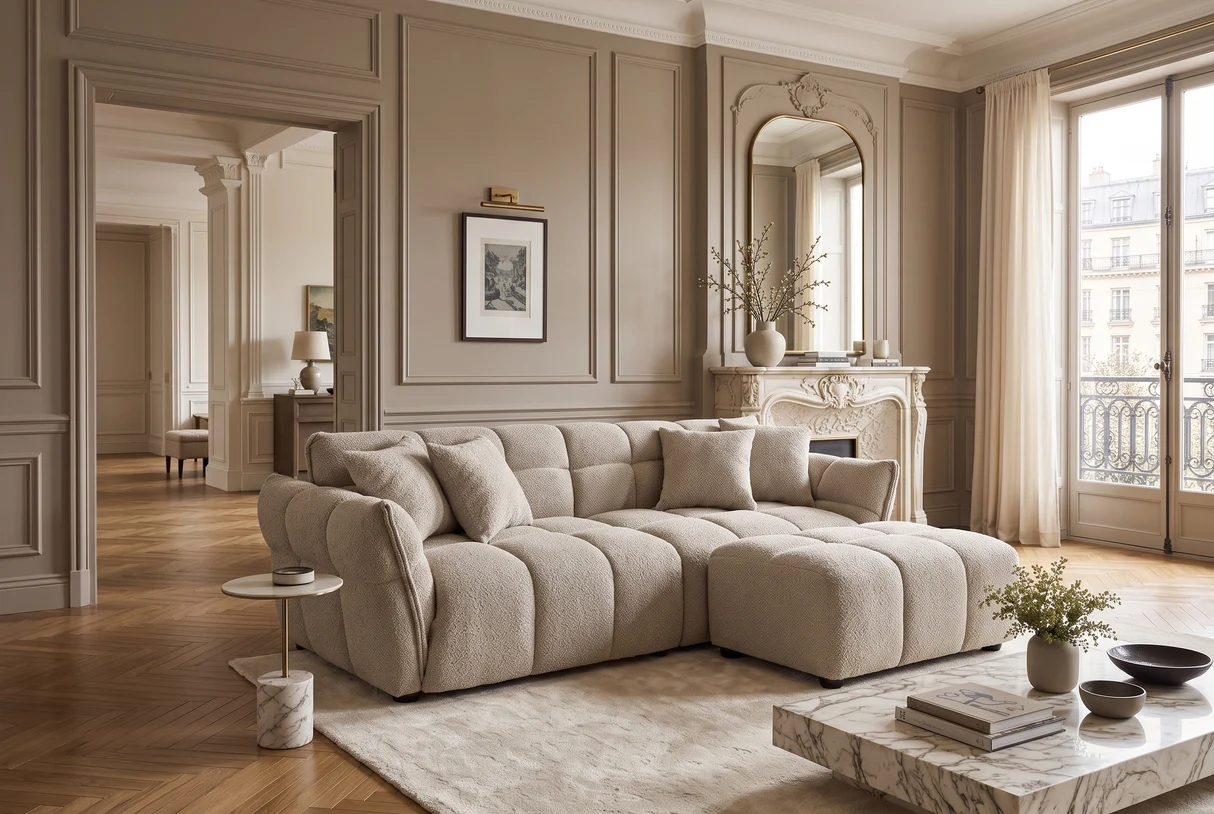 Sofa CLOUDY – 260x102xH81 cm – pilkšva spalva-3