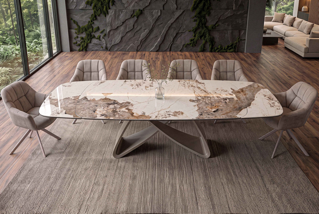 Valgomojo stalas INFINITY-PANDORA 180 (220-260)x90xH76 cm-2