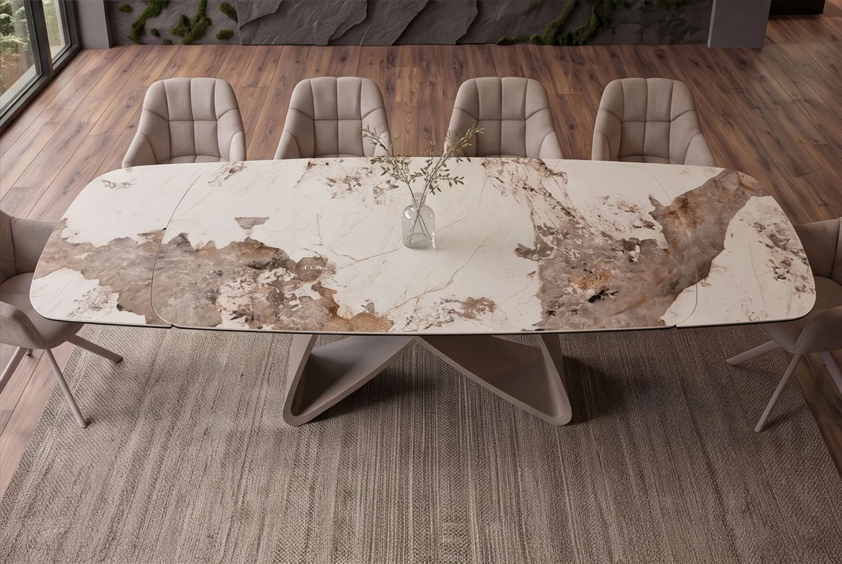 Valgomojo stalas INFINITY-PANDORA 180 (220-260)x90xH76 cm-5