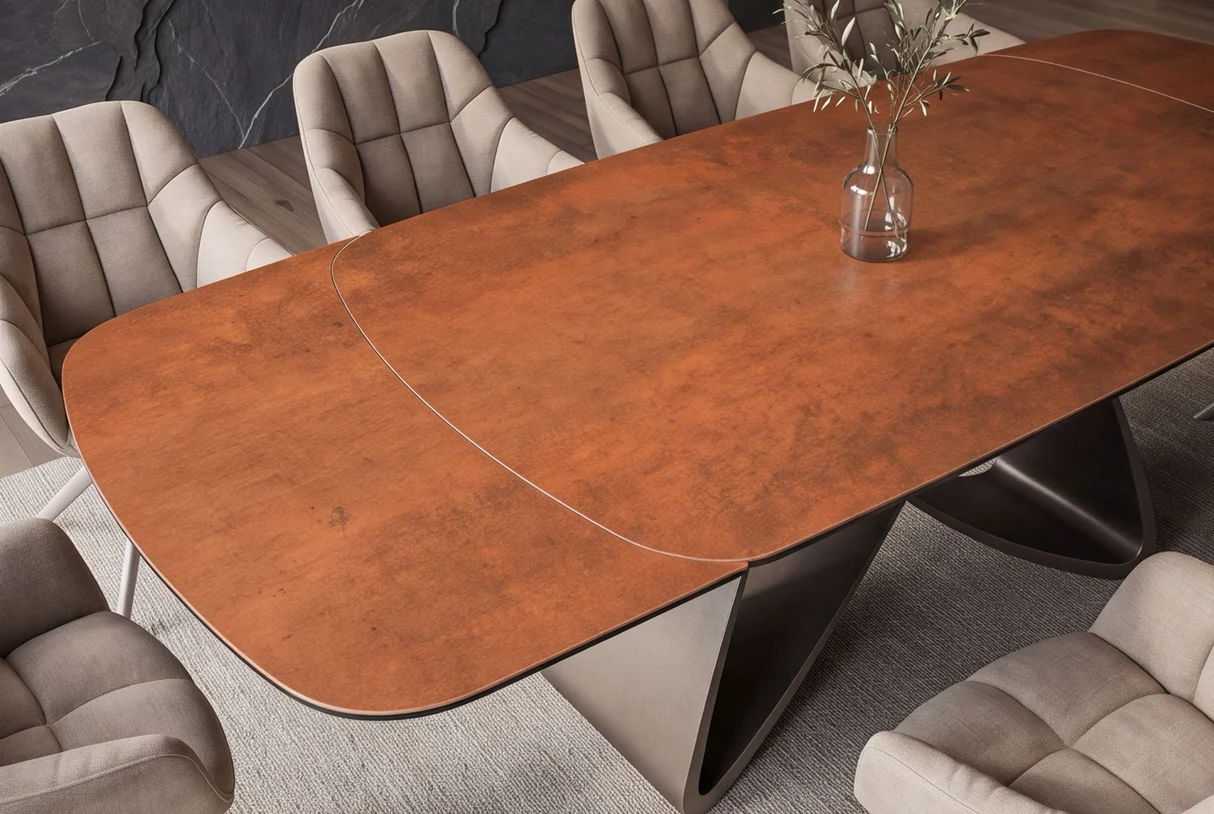 Valgomojo stalas INFINITY-RUST 180 (220-260)x90xH76 cm-6