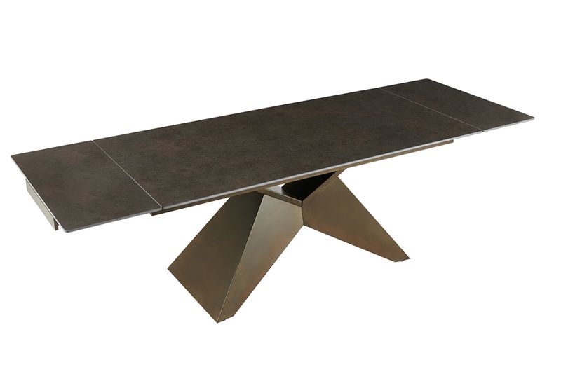 Valgomojo stalas DIAMOND-RUST 180 (220-260)x90xH77 cm-2
